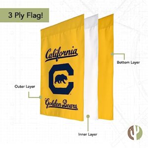 University of California Berkeley Garden Flag Golden Bears Cal UC Banner 100% Polyester (Design J)