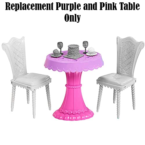 Replacement Parts for Barbie Dreamtopia Sweetville Castle Playset - DYX32 ~ Replacement Purple and Pink Table