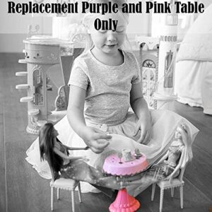 Replacement Parts for Barbie Dreamtopia Sweetville Castle Playset - DYX32 ~ Replacement Purple and Pink Table