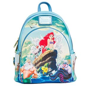 Loungefly Disney The Little Mermaid Ariel Scene Womens Double Strap Shoulder Bag Purse