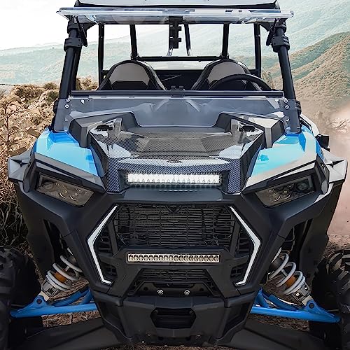 LED Hood Scoop Light for Polaris RZR XP 1000 19-23, SAUTVS Front LED Auxiliary Light Hood Accent Light DRL for Polaris Polaris RZR XP 1000 / XP 4 1000 / TURBO XP 4 / TURBO S 4 2019-2023 Accessories