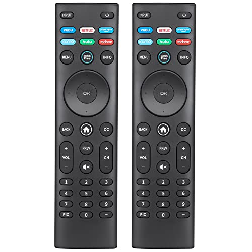 【Pack of 2】 Replacement Remote Control for Vizio TVs,XRT140 for All Vizio LED LCD HD 4K UHD HDR Smart TVs