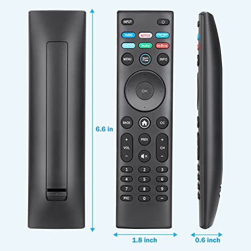 【Pack of 2】 Replacement Remote Control for Vizio TVs,XRT140 for All Vizio LED LCD HD 4K UHD HDR Smart TVs