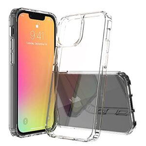 puxicu clear cover for iphone 13 mini case, iphone 13 mini 5.4 inch case, minimalist acrylic phone case, transparent, lightweight
