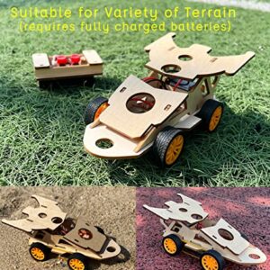 STEM Projects for Kids Age 8-12, Science Kits for Boys, Solar Remote Control 3D Puzzle Gifts for 8-14 Year Old Teen Boys Girls, 2 Set Model Car Building Experiments for Teenage Ages 9 10 11 12