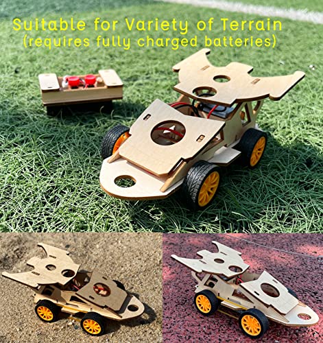 STEM Projects for Kids Age 8-12, Science Kits for Boys, Solar Remote Control 3D Puzzle Gifts for 8-14 Year Old Teen Boys Girls, 2 Set Model Car Building Experiments for Teenage Ages 9 10 11 12