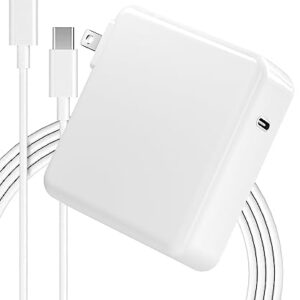 Mac Book Pro Charger - 118W USB C Fast Charger Power Adapter for USB C Port MacBook Pro/MacBook Air 16 15 14 13 Inch, New iPad Pro and All USB C Device, Include Charge Cable（7.2ft/2.2m），White