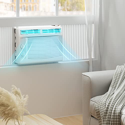 mollie 5,000 BTU Window Air Conditioner with Mechanical Controls and easy-to-Clean Washable Filter, Cool up to 150 Sq. Ft. For Bedrooms Guest Rooms