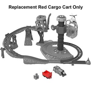 Replacement Part for Thomas and Friends Sodor Safari Tiger Adventure Train Playset - GXH06 ~ Replacement Red Cargo Cart
