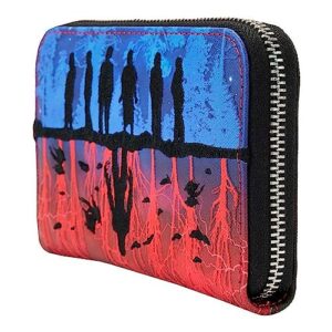 Netflix Stranger Things Upside Down Shadows Zip Around Wallet