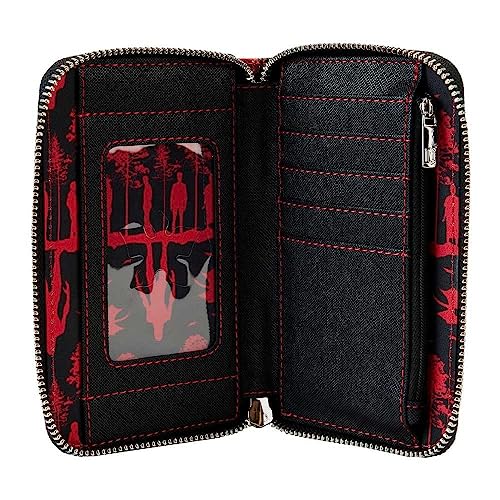 Netflix Stranger Things Upside Down Shadows Zip Around Wallet