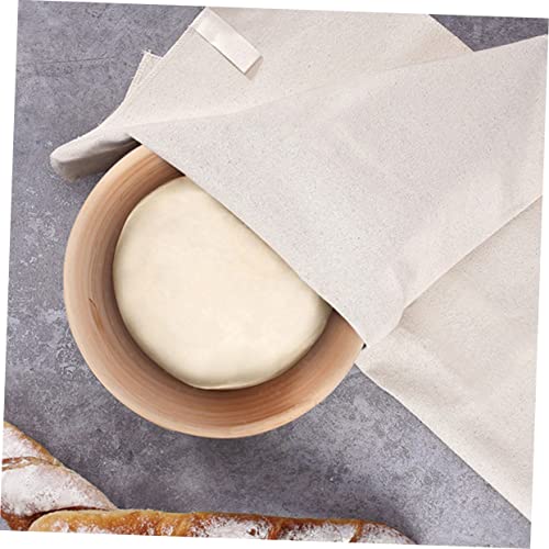 Luxshiny 2pcs Bread Yeast Cloth Cotton Washcloth Bread Organic French Bread Baking Pan Kitchen Baking Tools Baking Couche Linen Fermented Cotton Cloth Pastry Kitchen Tools Kitchen Utensil