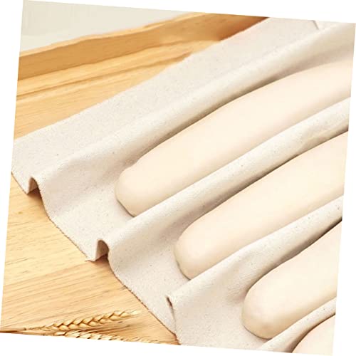 Luxshiny 2pcs Bread Yeast Cloth Cotton Washcloth Bread Organic French Bread Baking Pan Kitchen Baking Tools Baking Couche Linen Fermented Cotton Cloth Pastry Kitchen Tools Kitchen Utensil