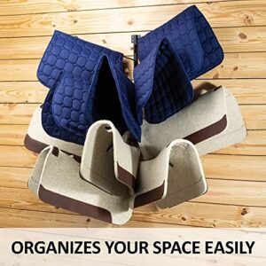 EASY-UP Max Air 10 Hook Mounted Pad Rack | Organizes Your Space, Aids Quick Drying, Heavy-Duty Durability, Space-Saving Design, 5-Year Warranty |