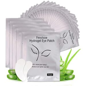 fenshine 200 pairs eyelash extension eye pads lint free hydrogel eye patches professional under eye gel pads for lash extensions supplies (200 pairs)…