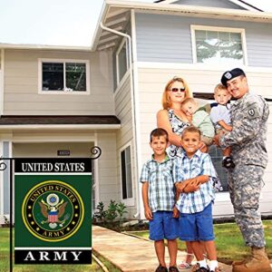 US Army Garden Flag Veterans House Sign U.S. Military Gifts Double Sided 12.5 x 18 Inch United States Army Yard Outdoor Decoration