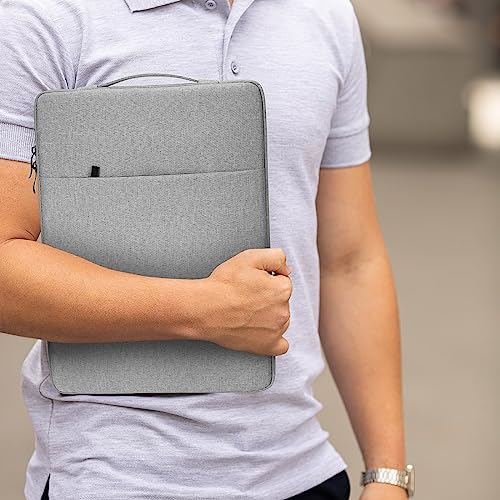 NIDOO 15-15.6 inch Laptop Sleeve Case Protective Computer Cover for 16" MacBook Pro MAX M1 M2 / 15" Surface Book 3 2/15.6" Lenovo Yoga 7i / IdeaPad Gaming 3i / HP EliteBook 650 G9 Handle