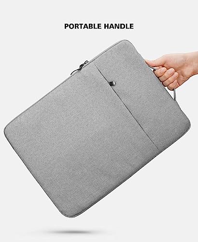 NIDOO 15-15.6 inch Laptop Sleeve Case Protective Computer Cover for 16" MacBook Pro MAX M1 M2 / 15" Surface Book 3 2/15.6" Lenovo Yoga 7i / IdeaPad Gaming 3i / HP EliteBook 650 G9 Handle