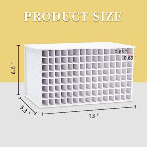 Krafetto Craft Marker Storage Rack, 120 Grids, Art Supplies Organizer Holder for Pen Marker