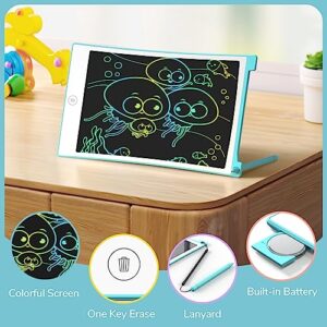 TECJOE 4 Pack LCD Writing Tablet, 8.5 Inch Colorful Doodle Board Drawing Tablet for Kids, Kids Travel Games Activity Learning Toys Birthday Gifts for 3 4 5 6 Year Old Boys and Girls Toddlers