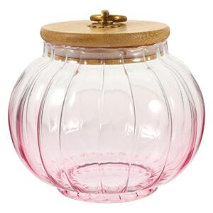 showeroro glass storage jar tea kettle glass clear container candy jars with lids galss canister dry fruit container coffee bean storage food jar household dried food jar glass candy jar jam
