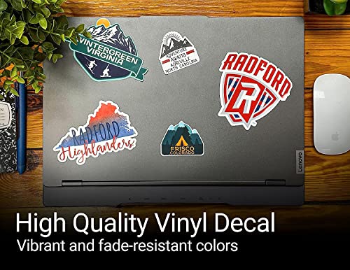 Emporia Virginia Souvenir Vinyl Decal Sticker Holographic Script Design 4 Inch