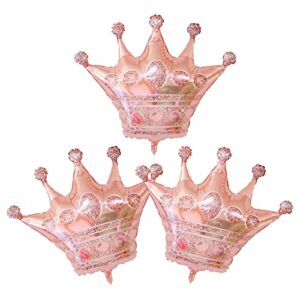 30 inch crown balloons foil helium for birthday anninversary christmas party supplies 3pcs