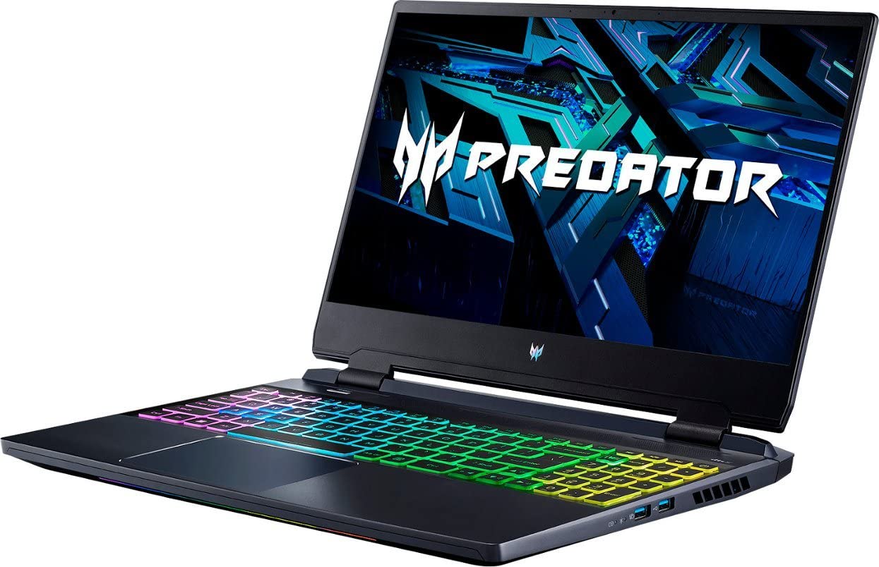Acer Predator Helios 300 Gaming Laptop (15.6" 165Hz FHD IPS, Intel 12th Gen i7-12700H, 64GB DDR5 RAM, 1TB PCIe SSD, GeForce RTX 3060 6GB 140W), RGB Backlit, FHD Webcam, WiFi 6E, Win 11 Home, Black