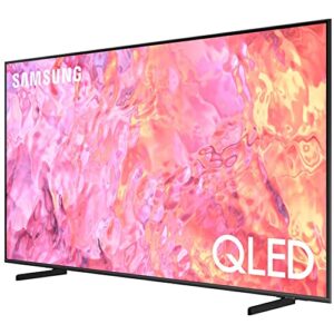 SAMSUNG QN85Q60CA 85 Inch QLED 4K Smart TV Bundle with Premiere Movies Streaming + 37-100 Inch TV Wall Mount + 6-Outlet Surge Adapter + 2X 6FT 4K HDMI 2.0 Cable (2023 Model)