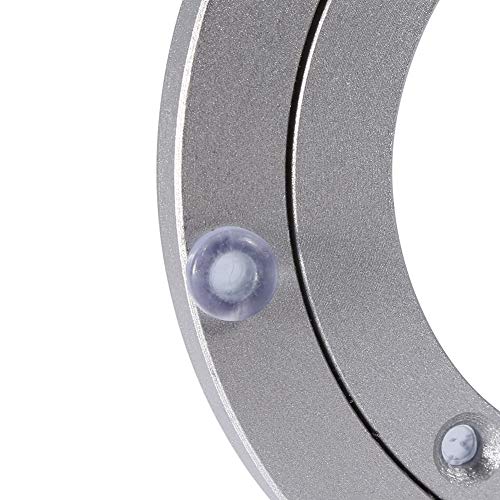 Turntable Bearing Lazy Susans, Heavy Duty Aluminium Alloy Rotating Bearing Turntable Round Dining Table Swivel Plate (4 inch*H8.5MM)