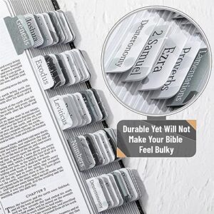 Mr. Pen- Bible Tabs, 75 Tabs, Gray Theme, Laminated Bible Tabs for Women and Men, Bible Tabs for Study Bible, Bible Index Tabs, Bible Book Tabs, Bible Labels Tabs, Mr Pen Bible Tabs