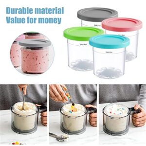 Ice Cream Category Ninja Ice Cream Category NC299AMZ NC300 Series Ice Cream Maker Dishwasher Safe Leak Proof Cream Container Box Lid Green/Blue