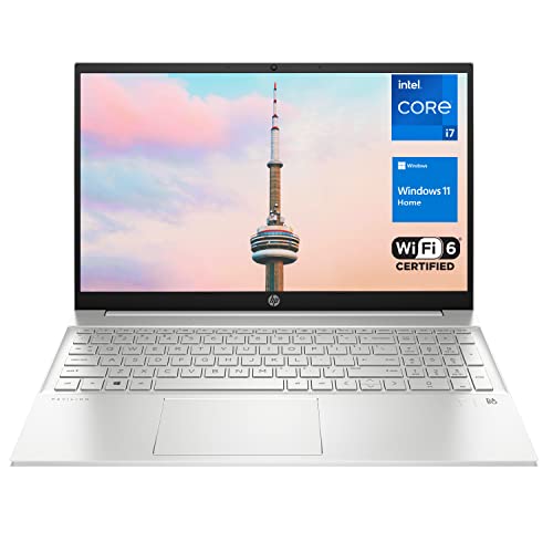 HP Pavilion Laptop, 15.6" FHD Touchscreen, Intel Core i7-1255U, 32GB RAM, 1TB SSD, HDMI, Webcam, Wi-Fi 6, Backlit KB, Fingerprint Reader, Windows 11 Home, Silver