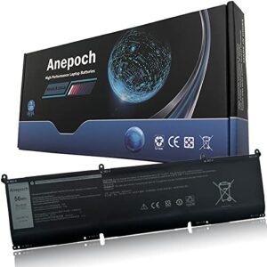 anepoch 8fctc laptop battery replacement for dell xps 15 9500 precision 5550 alienware m15 r3 r4 m17 r3 r4 series notebook 69kf2 08fctc 070n2f 70n2f 0p8p1p 0m59jh 0dvg8m 11.4v 56wh 4650mah