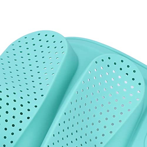 Baguette Mould, Insulated Handle Easy Demolding Soft Wearproof Bread Baking Pan for Kitchen(Green)