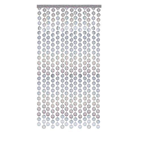 Disco Ball Foil Curtain Disco Ball Backdrop with Sequin Last Disco Party Decorations, Disco Backdrop Photo Booth for Disco Bachelorette Party/Birthday/Wedding/Bridal Shower/New Years Eve (3.3 x 6.6ft)