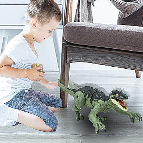 RC Dinosaur Toys for Kids,Electronic Robot Remote Control Dinosaurs Toy with Light Up & Growling Sounds & Walking,Dinosaur Robot Toy Birthday Gift for 3 4 5 6 Ages Boys Girls