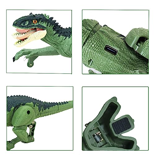 RC Dinosaur Toys for Kids,Electronic Robot Remote Control Dinosaurs Toy with Light Up & Growling Sounds & Walking,Dinosaur Robot Toy Birthday Gift for 3 4 5 6 Ages Boys Girls