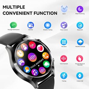 Smart Watch for Men Bluetooth Calling 1.39" HD Big Screen Sports Smartwatch Compatible with iPhone Android Phones 100+ Sports Modes Fitness Tracker Watch with Heart Rate Sleep Monitor Pedometer