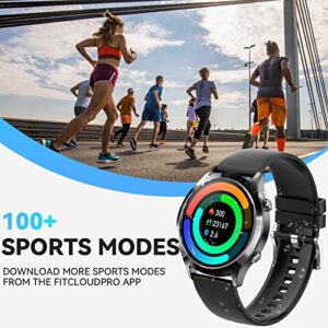 Smart Watch for Men Bluetooth Calling 1.39" HD Big Screen Sports Smartwatch Compatible with iPhone Android Phones 100+ Sports Modes Fitness Tracker Watch with Heart Rate Sleep Monitor Pedometer