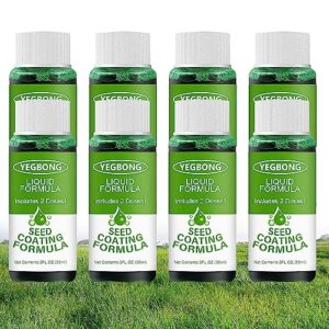 8 pcs green grass lawn spray, greenrevive hydroseeding lawn solution grass seed spray,liquid grass seed spray for lawn,hydro grass seed spray（59ml）