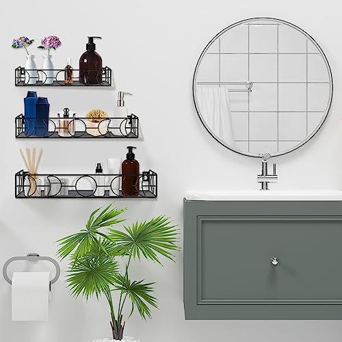 Moon Phase Floating Shelves,3 Sizes Small Floating Shelves for Wall Storage,Moon Phase Wall Decor Shelf for Bathroom Kitchen Bedroom Living Room