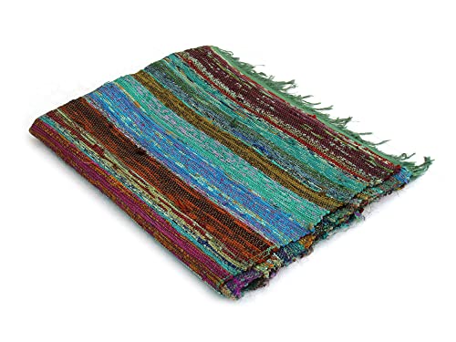 Handmade Braided Chindi Rug, Rag Rug, Area Rug, Carpet Rug, Runner Rug 3x5 Foot, 4x6 Foot, 5x7 Foot (3x5 Foot)