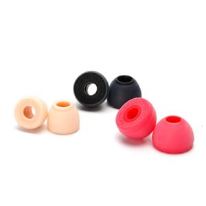 hifigo seeaudio x zeos render memory foam earbuds eartips, in-ear monitors earphones silicone ear tips comfort and isolation (sml-each size 1 pair)