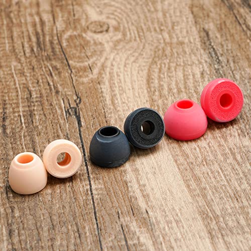 HiFiGo SeeAudio x Zeos Render Memory Foam Earbuds Eartips, in-Ear Monitors Earphones Silicone Ear Tips Comfort and Isolation (SML-Each Size 1 Pair)