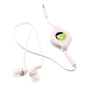 headphones retractable earphones compatible with amazon fire hd 8 kids edition (2020 release),10 kids edition (2021 release) - hands-free headset 3.5mm w mic earbuds earpieces w6z