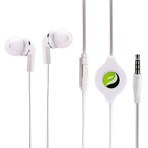 Headphones Retractable Earphones Compatible with Amazon Fire HD 8 Kids Edition (2020 Release),10 Kids Edition (2021 Release) - Hands-Free Headset 3.5mm w Mic Earbuds Earpieces W6Z