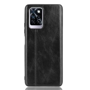 phone case for infinix note 10 pro, case for infinix note 10 pro cow-like pu leather style protector cover, non-slip shockproof cover for infinix note 10 pro case