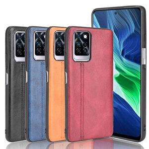 Phone Case for Infinix Note 10 Pro, Case for Infinix Note 10 Pro Cow-Like PU Leather Style Protector Cover, Non-Slip Shockproof Cover for Infinix Note 10 Pro Case