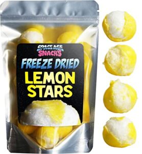 freeze dried lemon heads - premium freeze dried candy shipped in a box for extra protection - space age snacks freeze dry candy for all ages dry freeze candy (5 ounces)